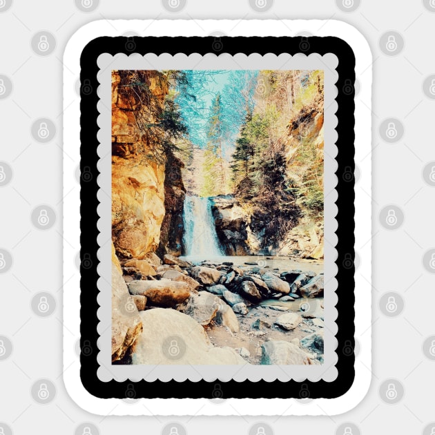 Waterfall România - Photography collection Sticker by Boopyra